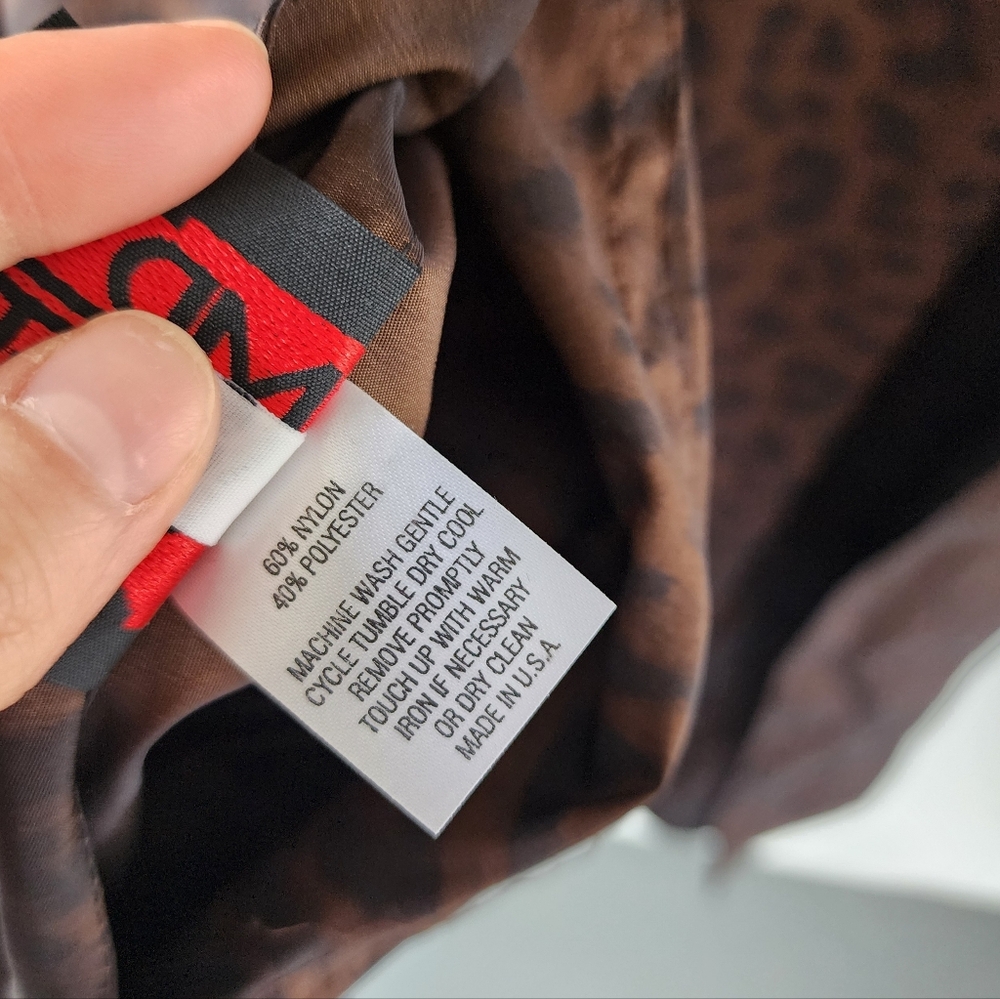 Mycra Pac Donatella Leopard Print Hooded Rain Coat - Picture 13 of 15
